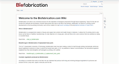 Desktop Screenshot of biofabrication.com